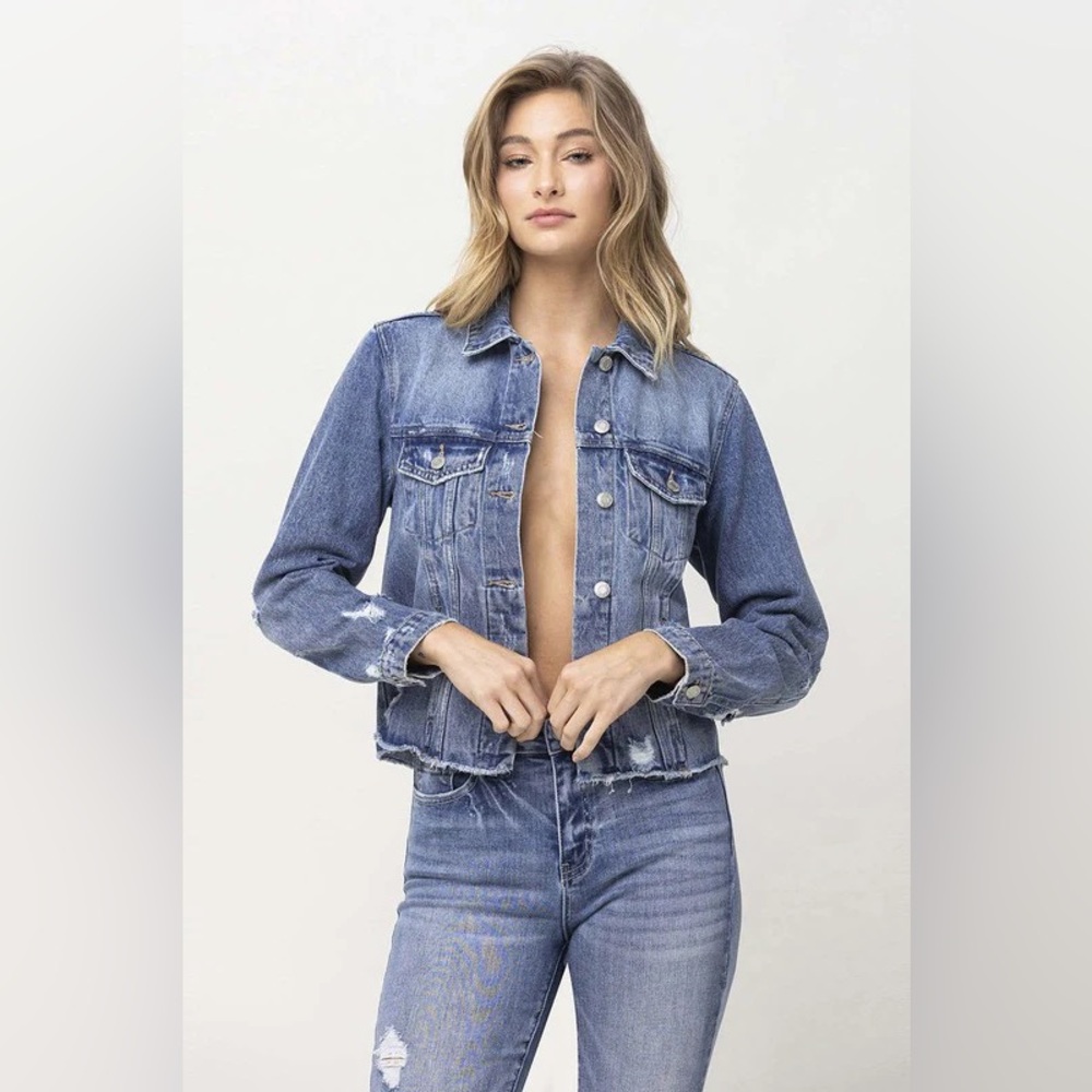Vervet Classic Denim Jacket size Large